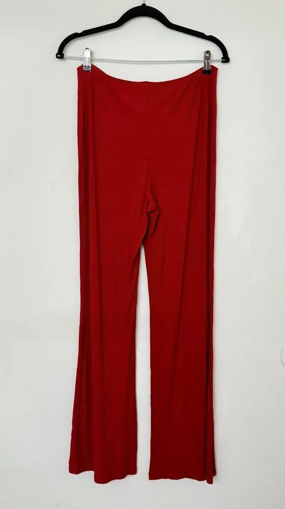 Skims Soft Lounge Ruched Pants In Brick - Image 7