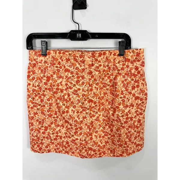 Wild Fable Ditsy Floral Mini Skirt Adjustable Waist Boho Mod 70s‎ Retro Size 6 - Image 4