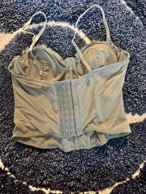 Mint green Garage corset top - Image 4