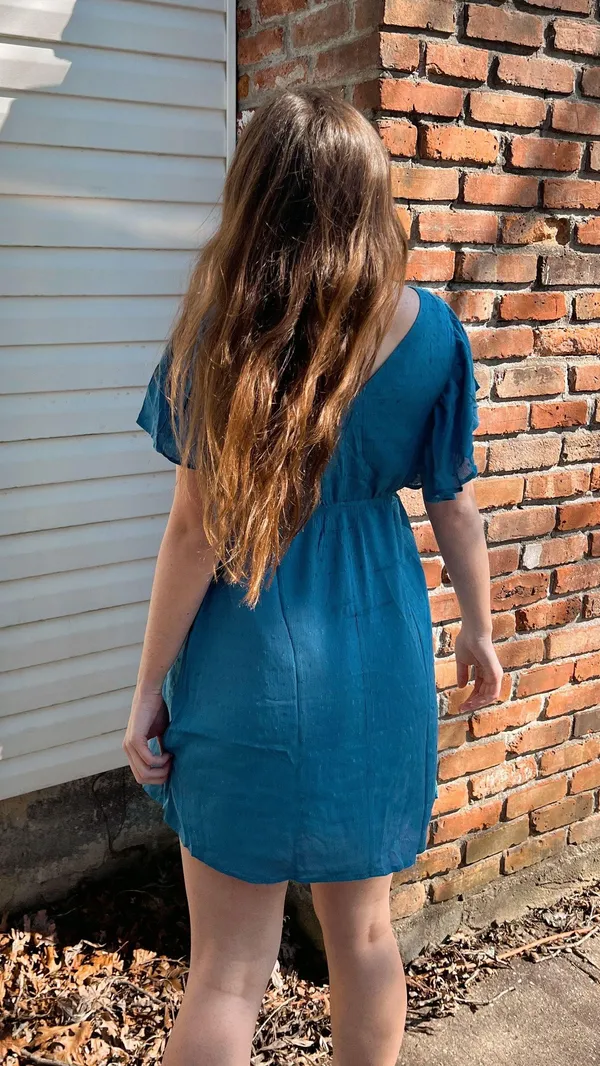Amazon Blue Dress - Image 3