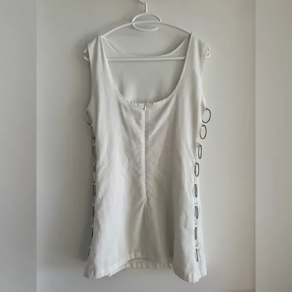 Mimosa White Mini Dress Size M - Image 4