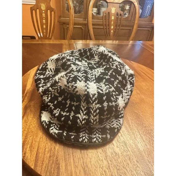 Banana Republic Wool Blend Newsboy Paperboy Newsie Flat Cap Hat Medium Large - Image 2