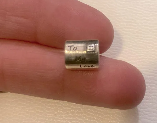 PANDORA Authentic Sterling Silver 925 To My Love Envelope Charm - Image 4
