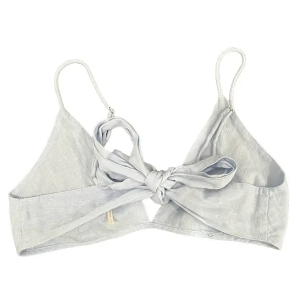 Free people Blue micro Crop top - Image 2