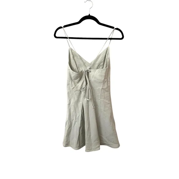 MADEWELL Layton Mini Slip‎ Dress Sage Mist Sz 2 - Image 4