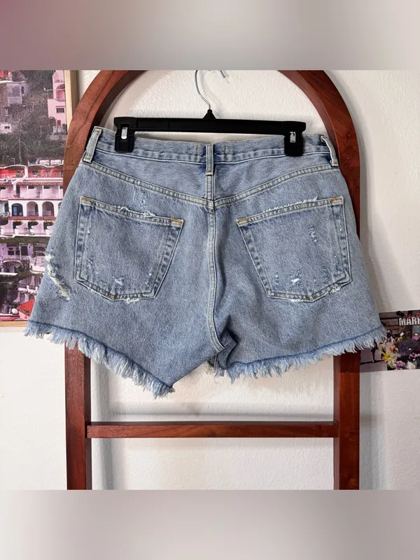 Agolde Micah Denim Shorts Light Wash - Image 5