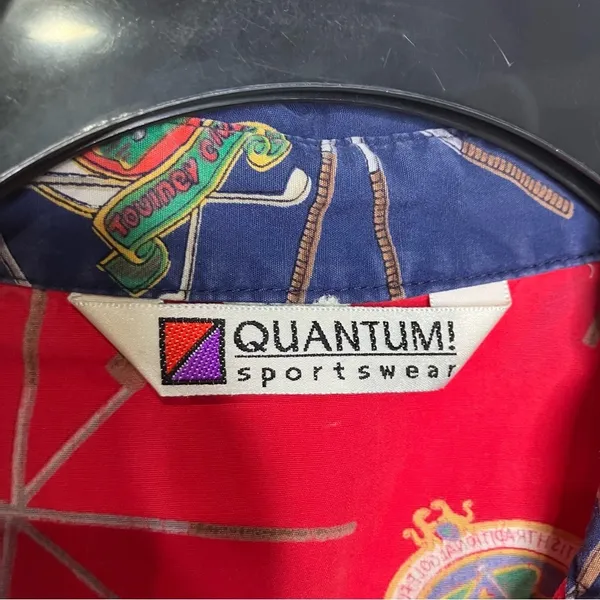 Vintage Quantum sportswear polo‎ shirt size medium - Image 3
