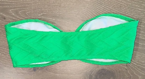 SHEIN Green Bandeau Bikini Set size S - Image 4