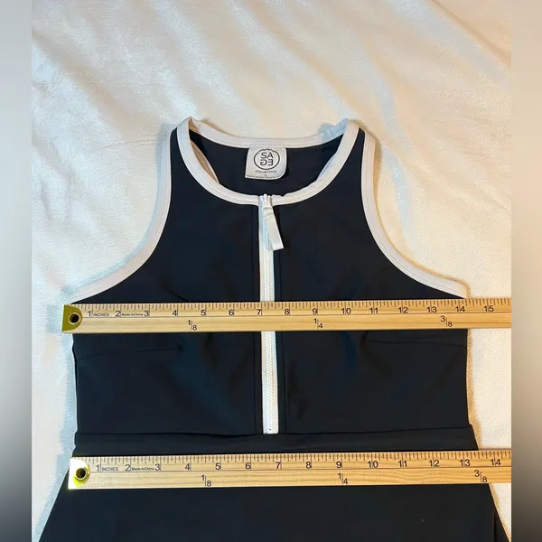 SAGE Women‎ Dress Active Built-In Shorts Sleeveless Pocket Size Small - Image 5