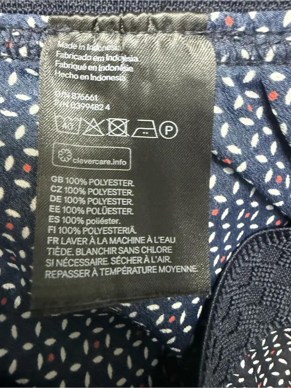 H&M Black and White Polka Dot Track Pants - Image 4
