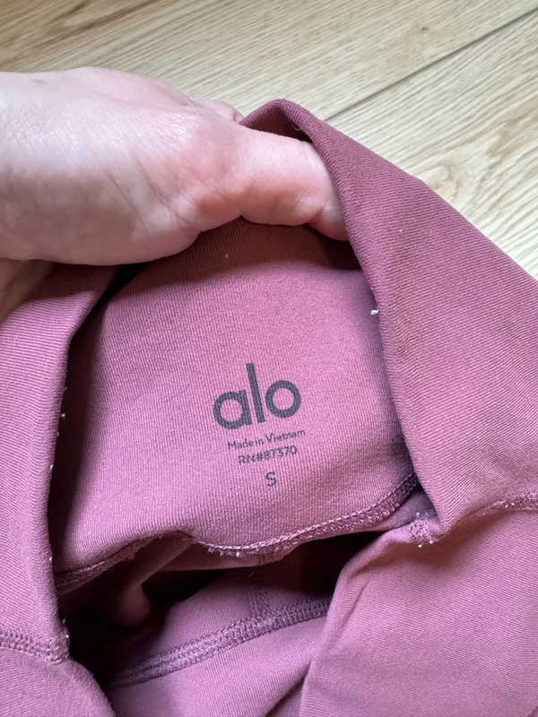Alo Yoga Pink Leggings Small - Image 5