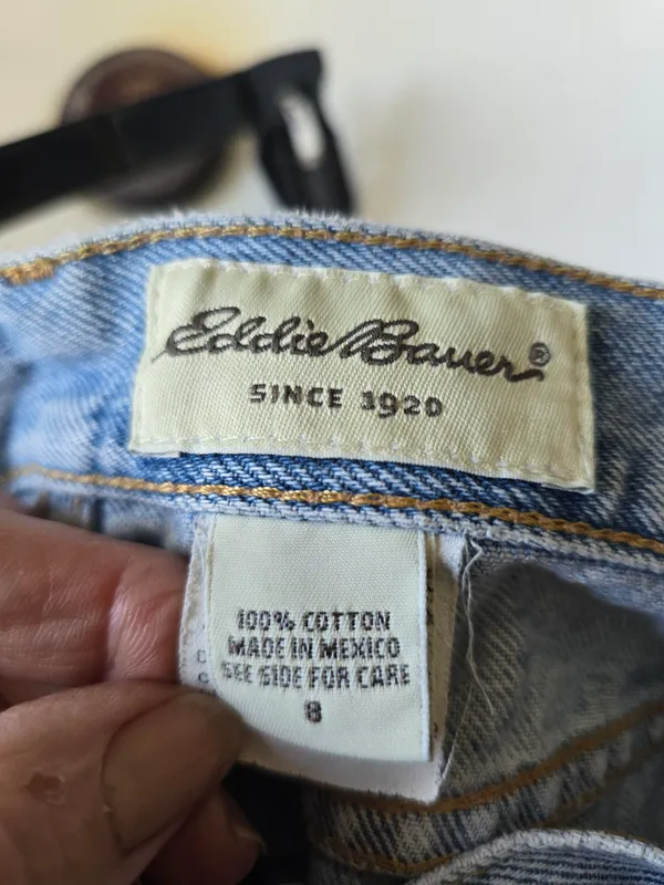 Eddie Bauer Light Blue Relaxed Men’s Jeans Size 8 - Image 3