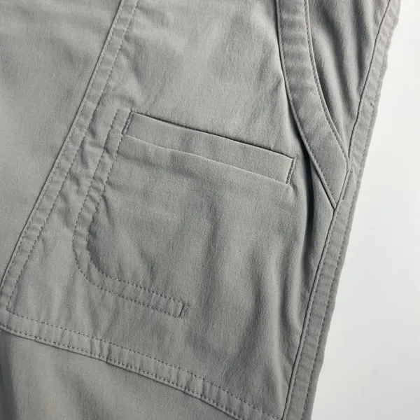 Lucy Capri Pants Athletic‎ Stretch Nylon Gray Women Size XS Cropped Pockets - Image 9