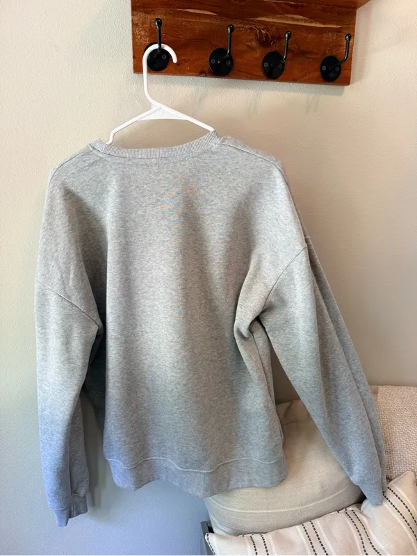 Women’s Small Gray Florida 1989 Palm Island Graphic Sweatshirt Pullover - Image 8