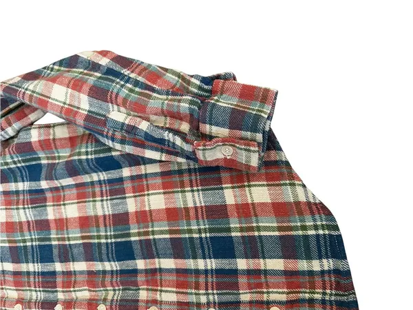 CP Shades x Free People Plaid Flannel Shirt 90s Grunge Cabincore Granola Size S - Image 4
