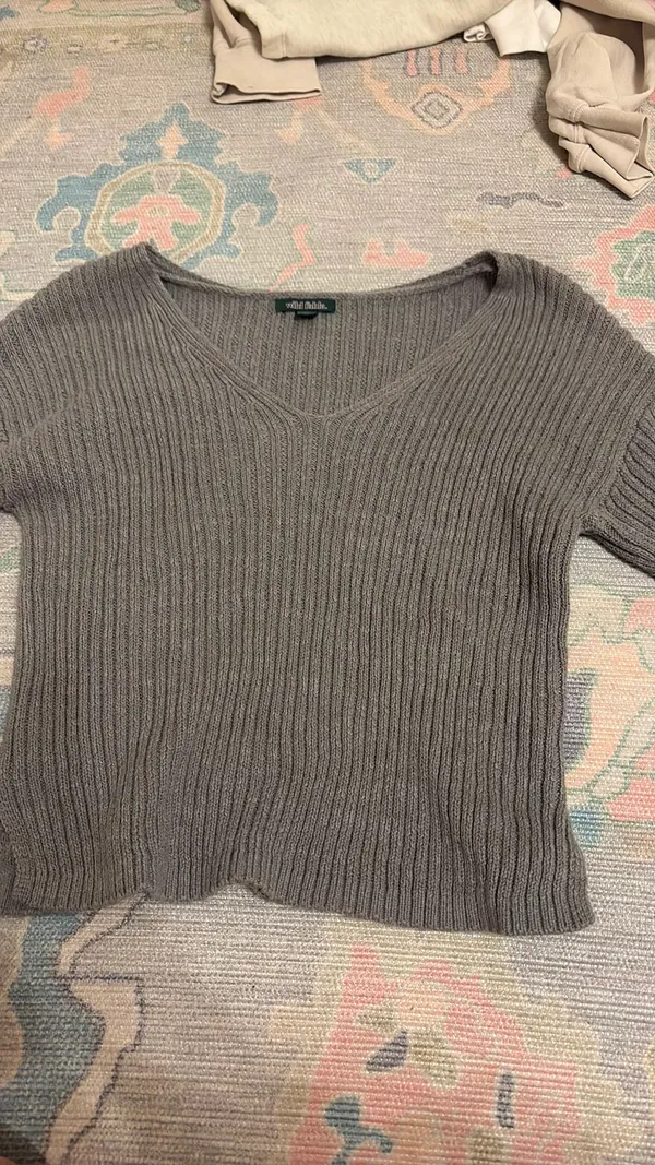 Wild Fable Cropped Sweater - Image 2