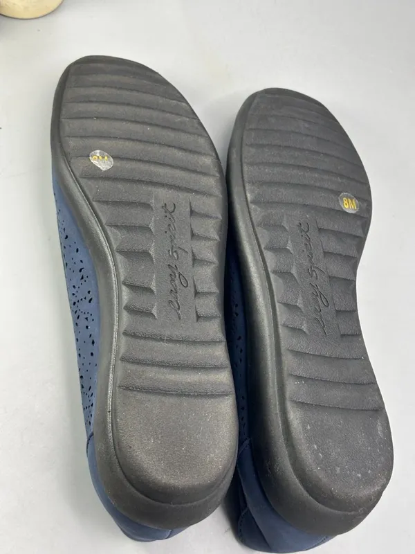 Easy Spirit Alessia 3 Ballet Flats Womens 8M Blue Work Travel Slip On Shoes - Image 7