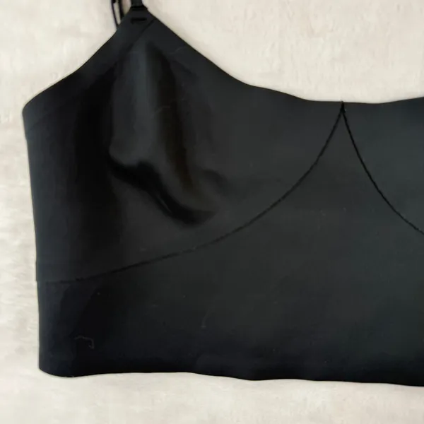 Intimately Free People Black Cropped Cami Tank Top‎ OB1282552 Womens Size S - Image 2