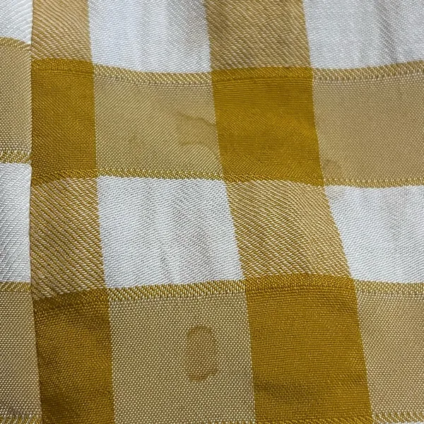 Maeve Mustard Gingham Peplum Blouse Women’s L 3/4 Sleeve Tunic - Image 8