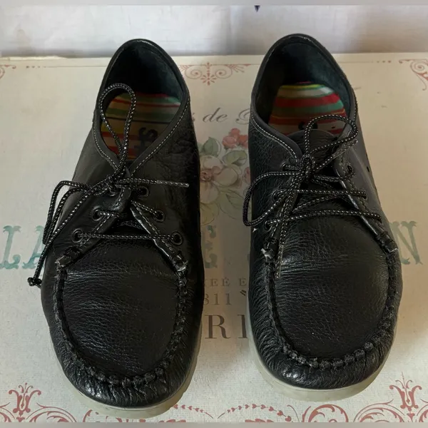 SAS women’s Black Leather Casual Shoes - Image 3