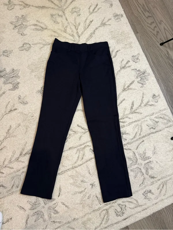 Quince X-Petite Stretch Work Pants – Navy | XS | Like New - Image 2