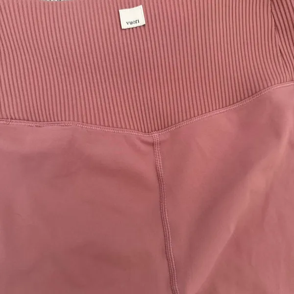 Vuori Ribbed Studio Leggings - Size L - Image 5