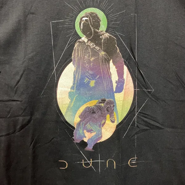 Dune SciFi Movie Character Paul Fremen Arrakis Sandworm T-Shirt XL - Image 2
