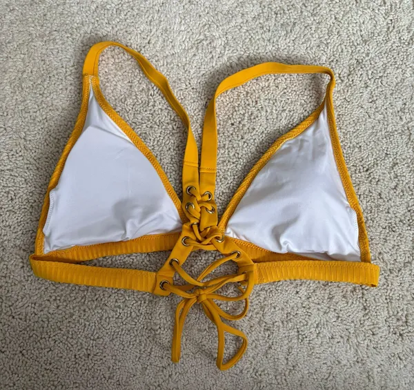 PINK Victoria’s Secret Yellow Bikini Top - Image 3