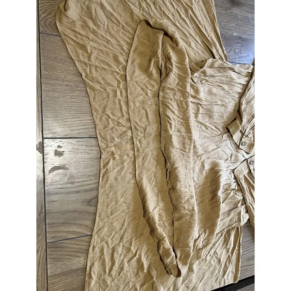 Mystree‎ Anthropologie Tunic Shark Hem Dress Size Large Boho Peasant Cottagecore - Image 13