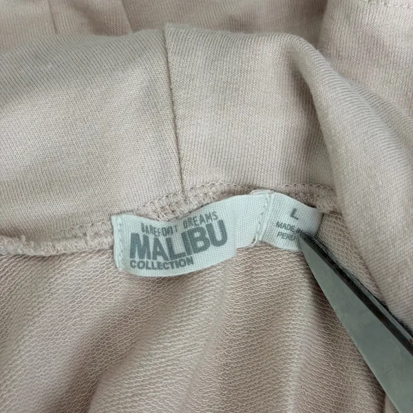 Barefoot Dreams Malibu Luxe Lounge Raglan Pullover & Wide Leg Pants Shell Pink L - Image 6
