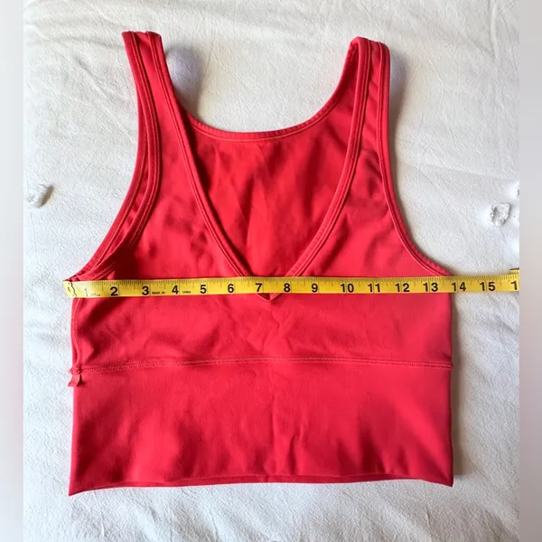 Lululemon Power Pivot Tank Top *Everlux - Carnation Red - 6 - Image 9