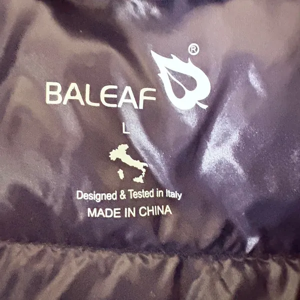 Baleaf blue puffer jacket with Purple Size M - Image 3