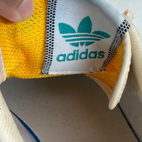 Adidas Rivalry Low Sneakers‎ Off White Cream Star Print Retro Leather Shoes 10 - Image 8