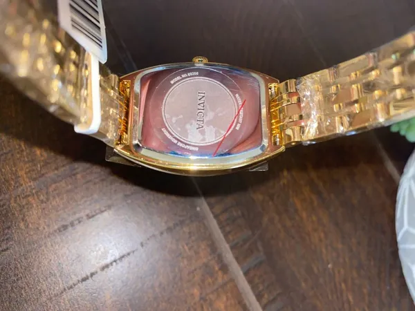 Invicta 69266 Wildflower Petal Gold-Tone Crystal Tonneau Bracelet Watch NIB - Image 11