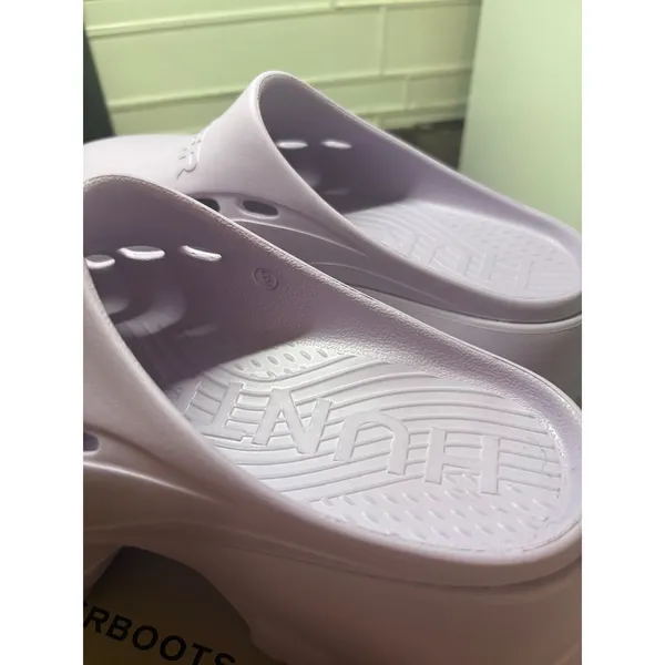 Hunter‎ Lavender Bryce Platform Mules Size 9 - Image 6