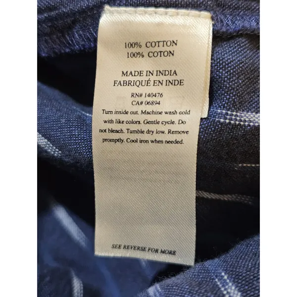 NWOT Faherty Womens Midnight Ikat Saylor Dress‎ Large - Image 5
