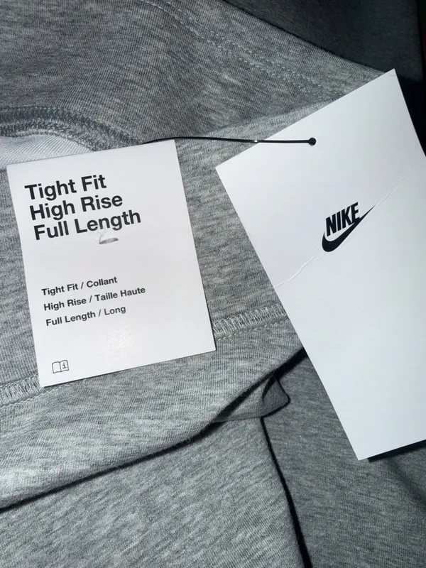 NWT Nike Women's Sportswear Classic High-Waisted Bootcut Pants Grey Pull On S - Image 9