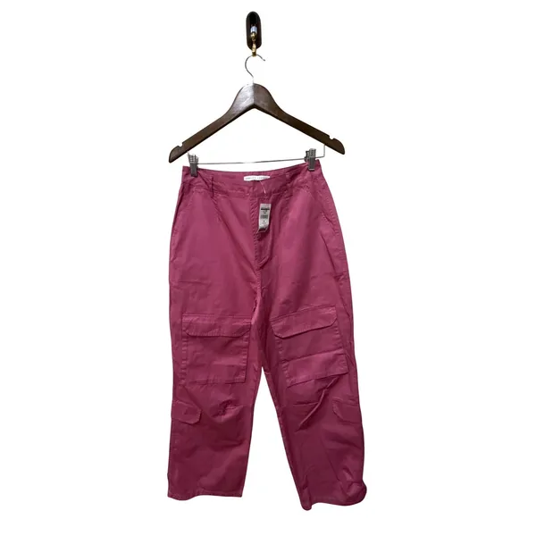 English factory high rise wide leg cargo‎ pants Size Medium - Image 7
