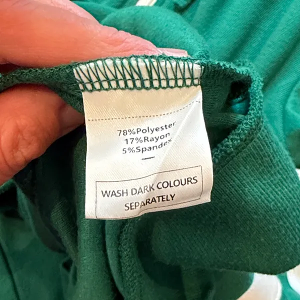 Amazon Green Zip-Up Hoodie with White Stripes C4-011 - Image 5