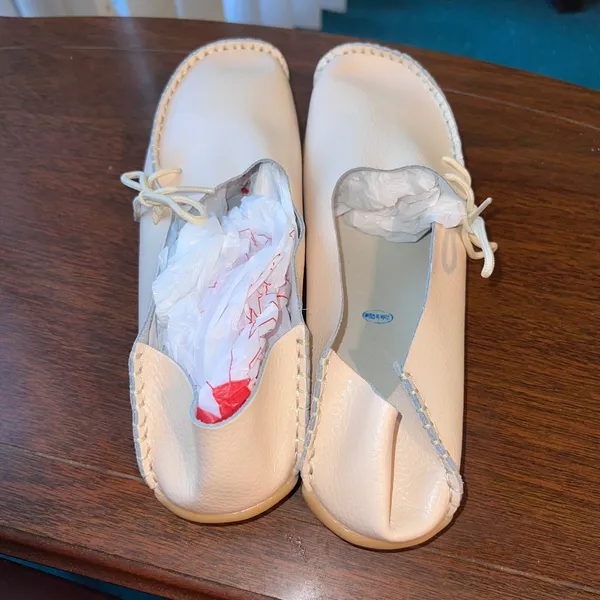 Leather Moccasins Loafers‎ Driving Shoes Casual Comfort Slip On Women-New-43 - Image 3