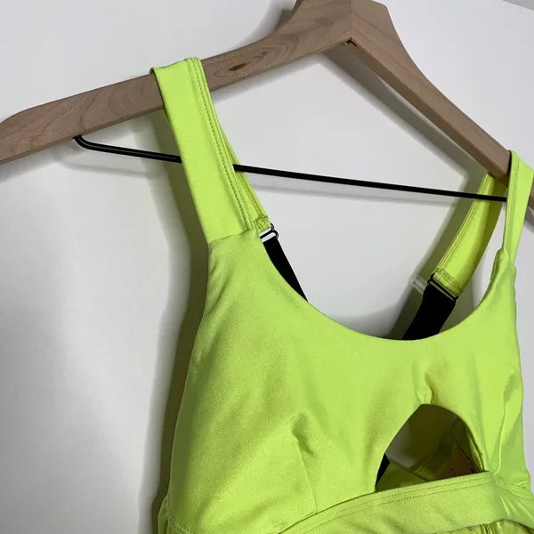 Bombshell Sportswear Glow Sports Bra Neon Womens Medium - Image 4