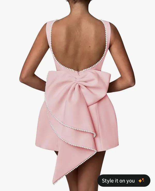 Amazon Pink mini dress - Image 2