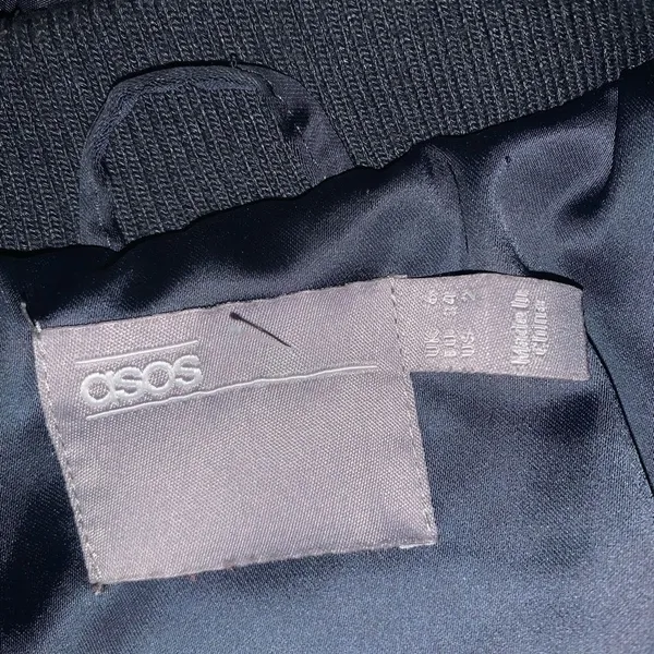 Asos jacket size 2 navy blue - Image 4