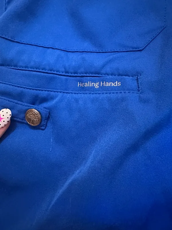 Healing Hands Navy Blue Scrubs - Image 2