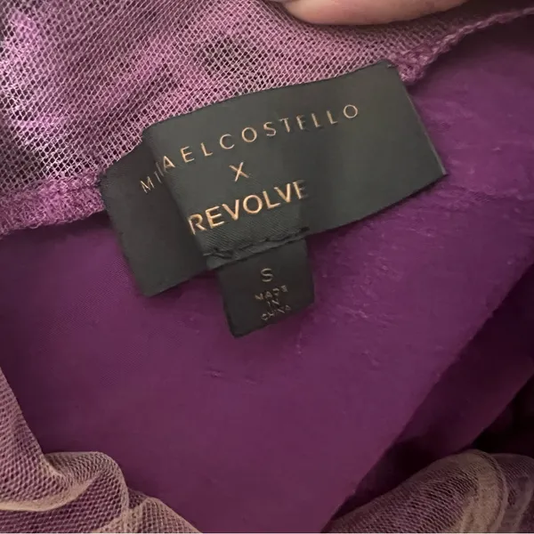Michael Costello X Revolve Hillary Lace Gown In Purple - Image 12