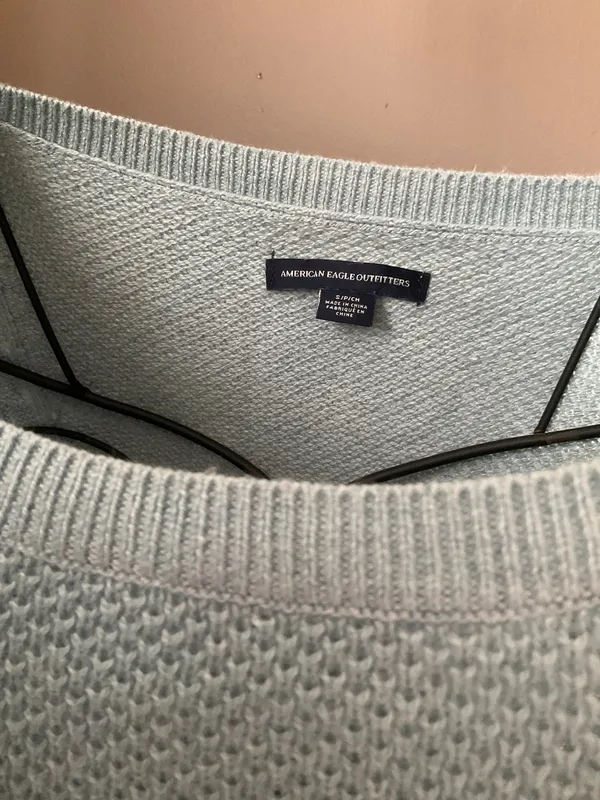 American Eagle Outfitters Wool-Blend Ombré Crewneck Sweater Sz. S - Image 2