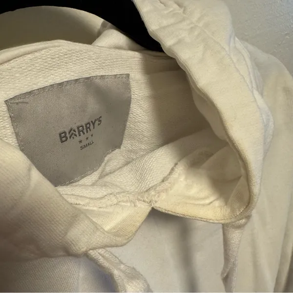 White Hoodie with Blue Accents - Image 8