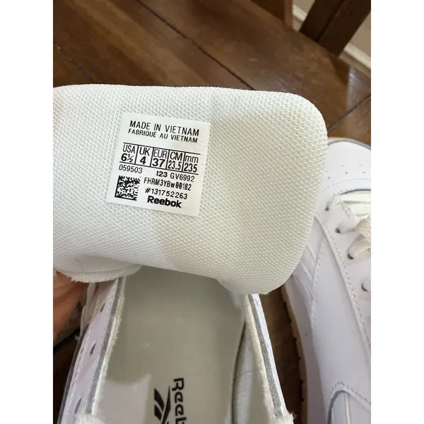 Size 6.5 - Reebok Glide Cloud White Gum W EUC - Image 6
