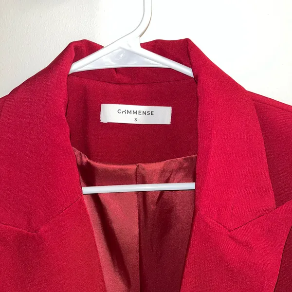 Commense Red Trench Coat - Image 2
