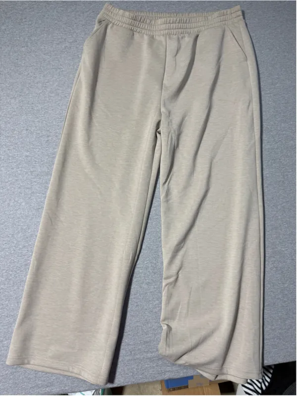 Women's Zenana Pajama Set 2X Beige - Image 5